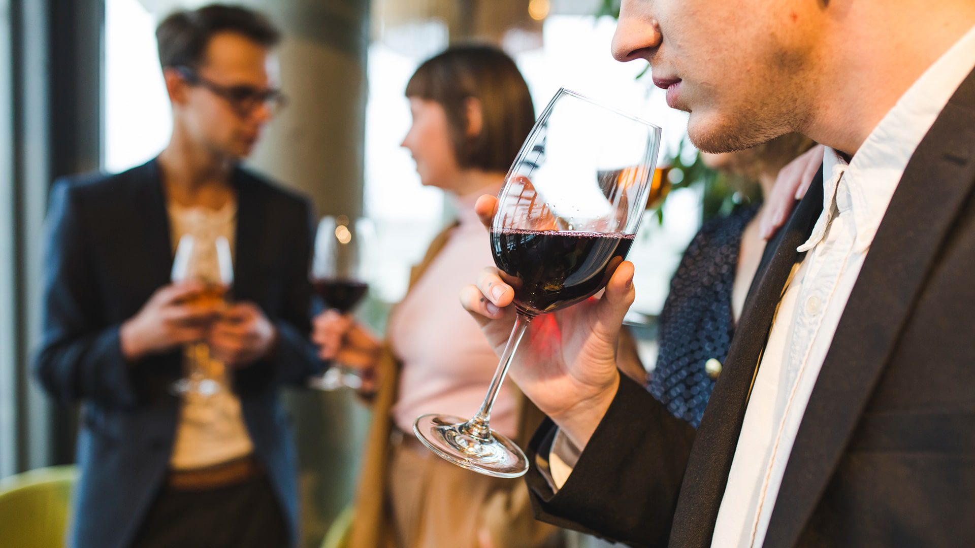 Corporate group enjoying Mendoza wine tour